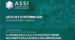 All’Università del Salento l’Assemblea annuale di Assi: due giorni di confronto su ricerca e innovazione