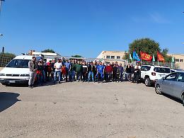 Hiab, lavoratori in presidio