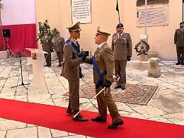Cambio al vertice del Comando Militare Esercito “Puglia”: il Colonnello Notarfrancesco subentra al Colonnello Rosa. Le foto