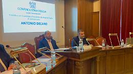 Decaro a Foggia incontra gli industriali: “Sviluppo, legalità e acqua tra le priorità per la Capitanata”