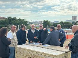Taranto accelera sui cantieri: la Salinella diventa la nuova cittadella dello sport. Le foto