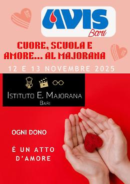 Al Majorana la prima edizione di “Cuore, Scuola e Amore”: due giornate dedicate alla donazione del sangue