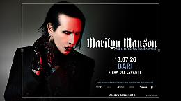 Marilyn Manson, l'unica data al Sud è a Bari