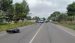 Tragico schianto, muore motociclista sulla ex SS 580