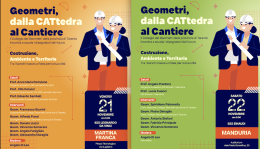 I geometri di Taranto incontrano i geometri di... domani