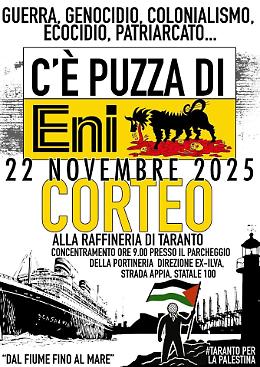 Corteo “C’è puzza di Eni”, altra giornata di mobilitazione