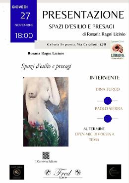 Rosaria Ragni Licinio, tra esilio e presagi
