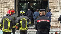 Esplosione nella notte: fatto saltare il bancomat della Banca Popolare Pugliese