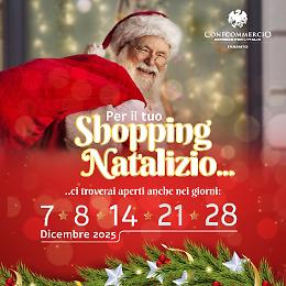 Natale, ecco il calendario delle aperture a Taranto per lo shopping
