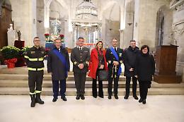 Santa Barbara, celebrazione solenne in Cattedrale per Capitaneria di Porto e Vigili del Fuoco. Le foto