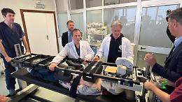 Il &ldquo;Di Venere&rdquo; introduce il primo tavolo operatorio rotante d&rsquo;Italia. Le foto