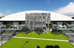 Il PalaRicciardi è il primo impianto indoor completo della Puglia. Previsto un anello da 200 metri. Le foto