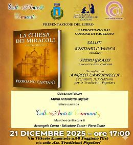 Alla riscoperta della propria memoria: il libro di Floriano Cartan&igrave; diventa rito collettivo