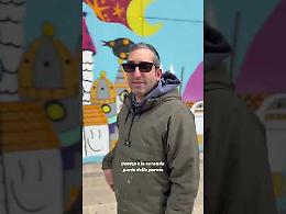 In via D&rsquo;Aquino prende forma il Muro Narrante. Il video