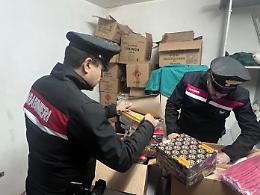 Scoperto un maxi deposito di botti illegali: 500 chili di materiale esplodente