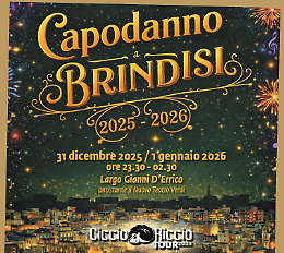 Brindisi, il Capodanno &egrave; un dancefloor sotto le stelle: il 2026 arriva con Ciccio Riccio