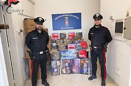 Sequestrati 128 chili di botti di Capodanno illegali