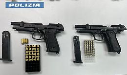 Sparano con pistole a salve. denunciati due giovani. Le foto