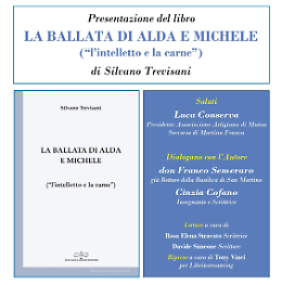 Martina Franca: Silvano Trevisani presenta &ldquo;La ballata di Alda e Michele&rdquo; 
