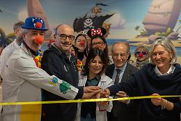 Nuova sala d&rsquo;attesa al Giovanni XXIII, inaugurato lo spazio dedicato ai piccoli pazienti