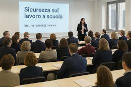 Sicurezza, i dirigenti scolastici tornano in classe