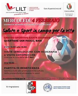 Prevenzione e sport contro il cancro, la Lilt apre le porte alla cittadinanza