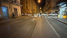 Via Dante chiusa per un avvallamento sull&rsquo;asfalto