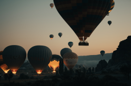 Il Parco in Mongolfiera, il Salento si scopre dall&rsquo;alto all&rsquo;equinozio di primavera. Le foto