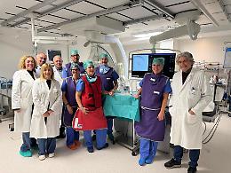 Tumori al fegato, al Policlinico la prima radioembolizzazione con microsfere radioattive