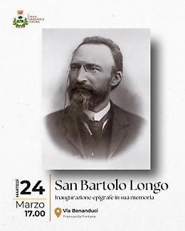 Epigrafe per Bartolo Longo, il forte legame con il Santo di Pompei