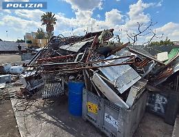 Rifiuti e materiale ferroso, sequestrato un deposito abusivo e denunciato un 47enne