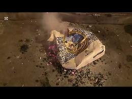 Cassonetto in fiamme in via Nitti: evitato il caos grazie a due operatori Kyma Ambiente. Il video