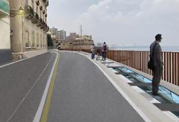 Mura Aragonesi, via libera ai lavori di riqualificazione della Ringhiera. Le foto