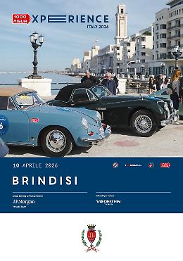 La 1000 Miglia Experience arriva in Puglia, Brindisi protagonista tra storia e motori