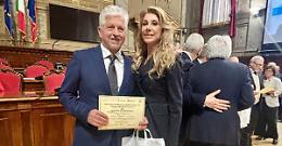 Giuseppe Manca premiato a Roma per l&rsquo;eccellenza dell'ospedale Perrino. Le foto