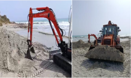 Lavori abusivi sulla spiaggia: sequestrata area di 4.000 mq