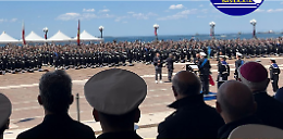 Il Sinam accanto ai giovani allievi nel giorno del Giuramento.