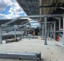 Stadio Iacovone, lavori senza sosta: anche il 1&deg; maggio si accelera. Le foto