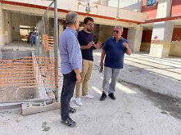 Ex Baraccamenti sopralluogo  dell’assessore Giorno