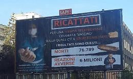 Manifesto "no vax", indagano le forze dell'ordine