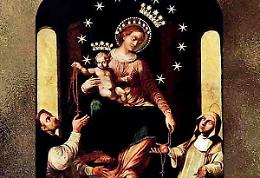 Il quadro della Madonna di Pompei a Taranto