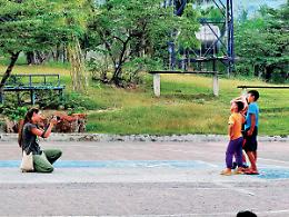 I bambini dell’orfanotrofio di Cebu