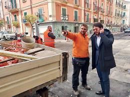 Sopralluogo al cantiere di via Anfiteatro