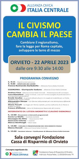 Nasce l’Allenza Civica dell’Italia centrale