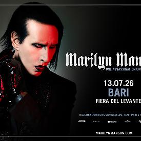 Marilyn Manson, l'unica data al Sud &egrave; a Bari
