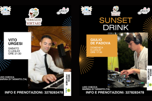 Musica, tramonto e vino: alle Terrazze Sirtaki l’estate tarantina si accende di emozioni