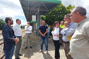Stazione di Novoli verso la trasformazione in hub intermodale: sopralluogo della Regione