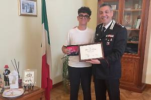 La la tesina di terza media diventa un inno all’Arma dei Carabinieri