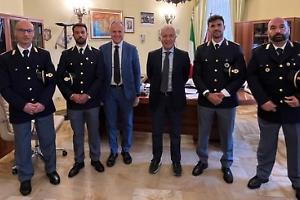 Cinque nuovi ispettori rafforzano la Questura: il benvenuto del Questore Massimo Gambino