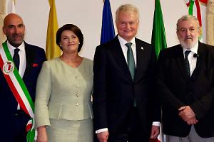 La visita del presidente lituano Nausėda: i legami storici con la Puglia. Le foto